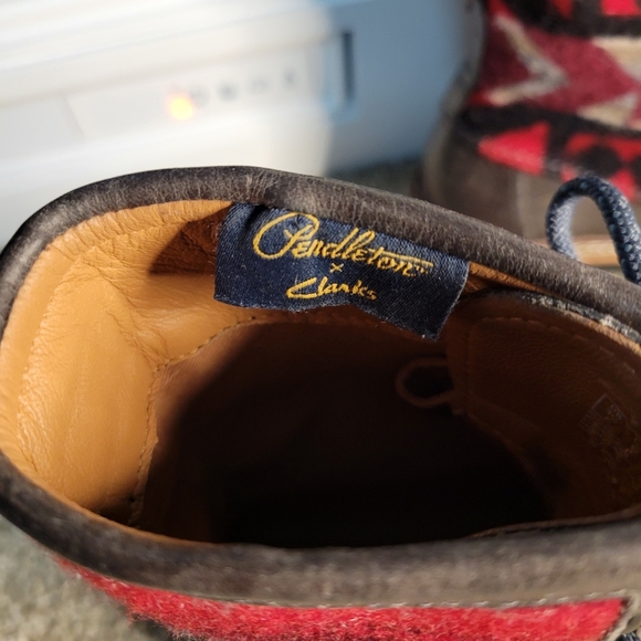 Pendleton x Clarks Ottawa Boots made in Italy, Size 6 - Picture 3 of 13
